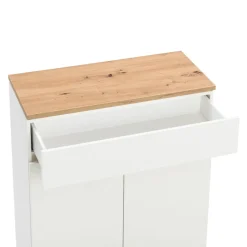 Xora Schuhschrank Yamael eichefarbig, weiss Sale