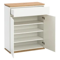 Xora Schuhschrank Yamael eichefarbig, weiss Sale