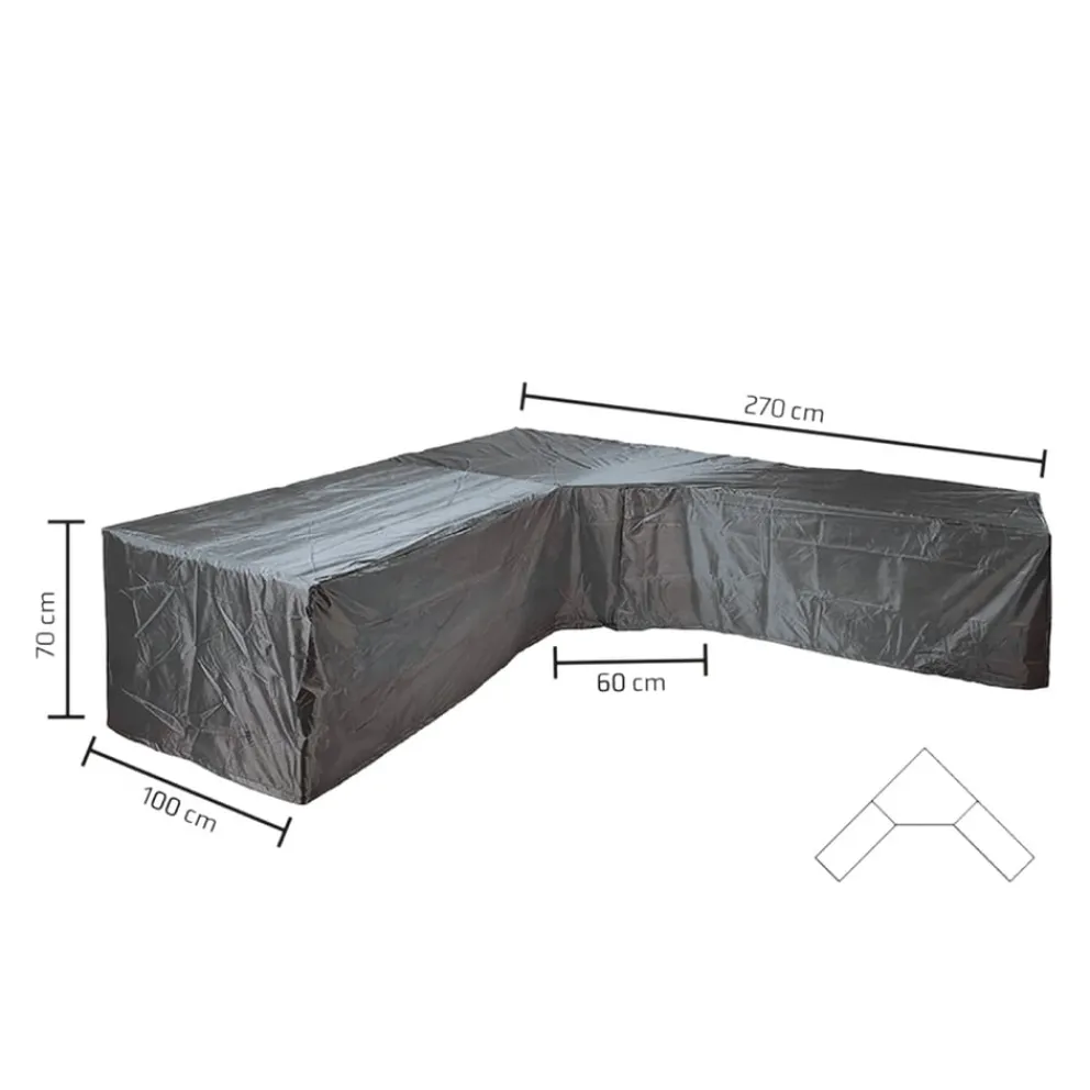 Jarda Schutzhülle Lounge Trapez-L 270x270x70 anthrazit Discount