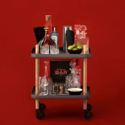 Normann Copenhagen Servierwagen Block eschefarbig, weiss Clearance