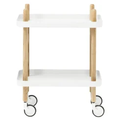 Normann Copenhagen Servierwagen Block eschefarbig, weiss Clearance