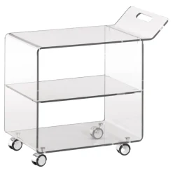 Johann Jakob Servierwagen Plexi transparent Outlet