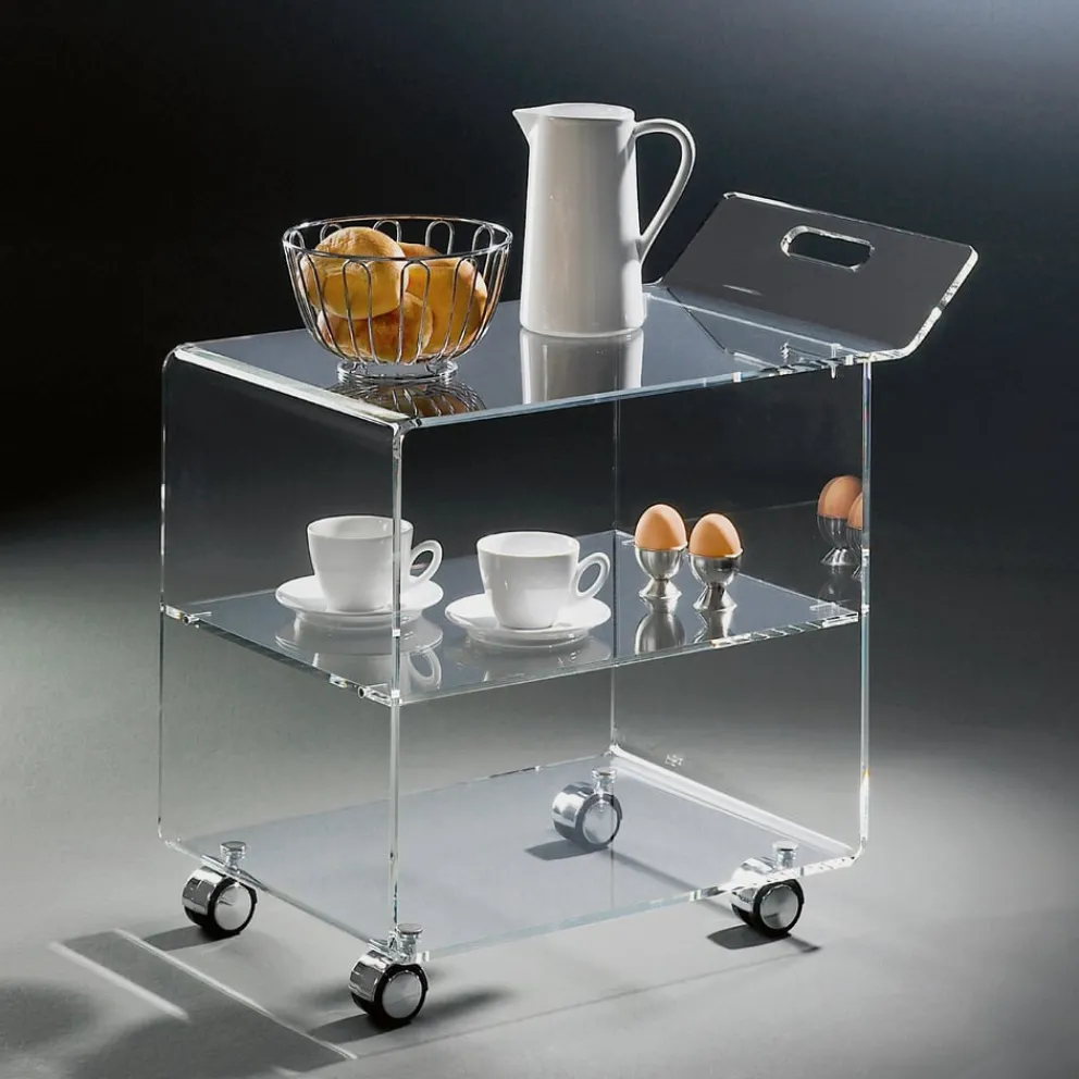 Johann Jakob Servierwagen Plexi transparent Outlet