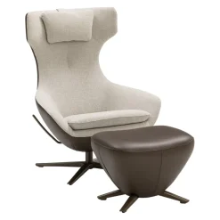 LEOLUX Sessel Caruzzo crème Outlet