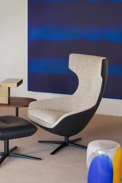 LEOLUX Sessel Caruzzo crème Outlet