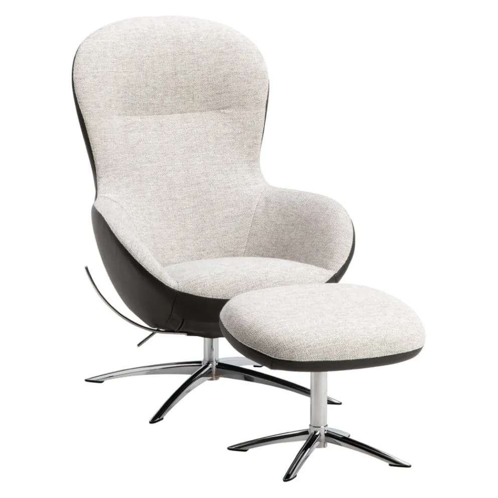 Edition Sessel Ersa dunkelgrau, hellgrau Best