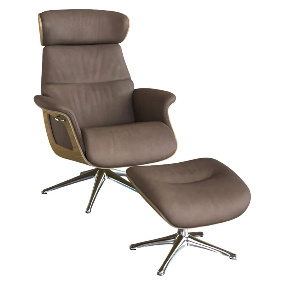 FLEXLUX Sessel Fashion Clement Nature 0721 Hazelnut Brown Sale