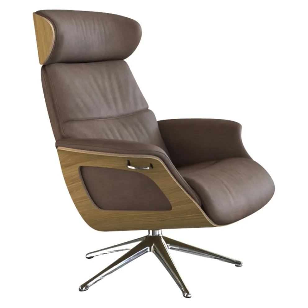 FLEXLUX Sessel Fashion Clement Nature 0721 Hazelnut Brown Sale