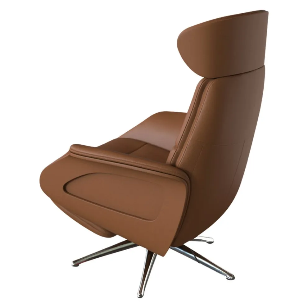 FLEXLUX Sessel Fashion Clement Omaha 0732 cognac brown New