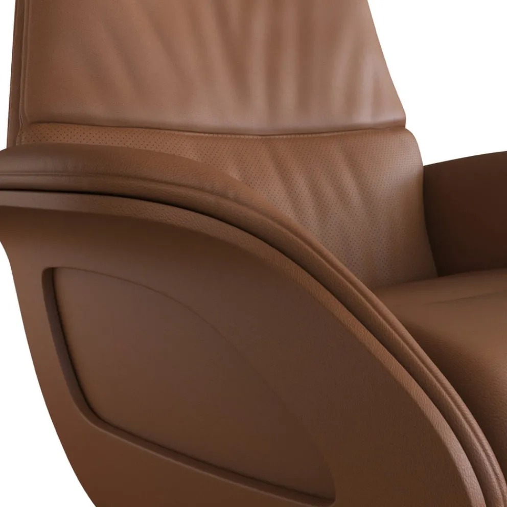 FLEXLUX Sessel Fashion Clement Omaha 0732 cognac brown New