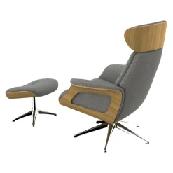 FLEXLUX Sessel Fashion Clement Melina 1240 grey breeze
