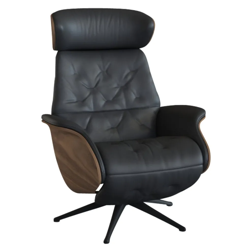 FLEXLUX Sessel Fashion Volden Omaha 0730 ink jet black Discount
