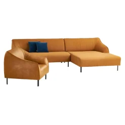 FREISTIL Sessel 132 Kat. 9200, 9224 Ockerbraun