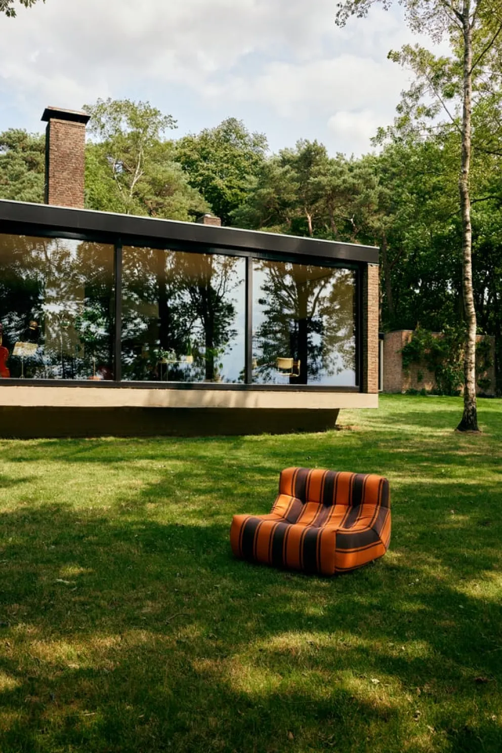 HKliving Sessel Lazy orange