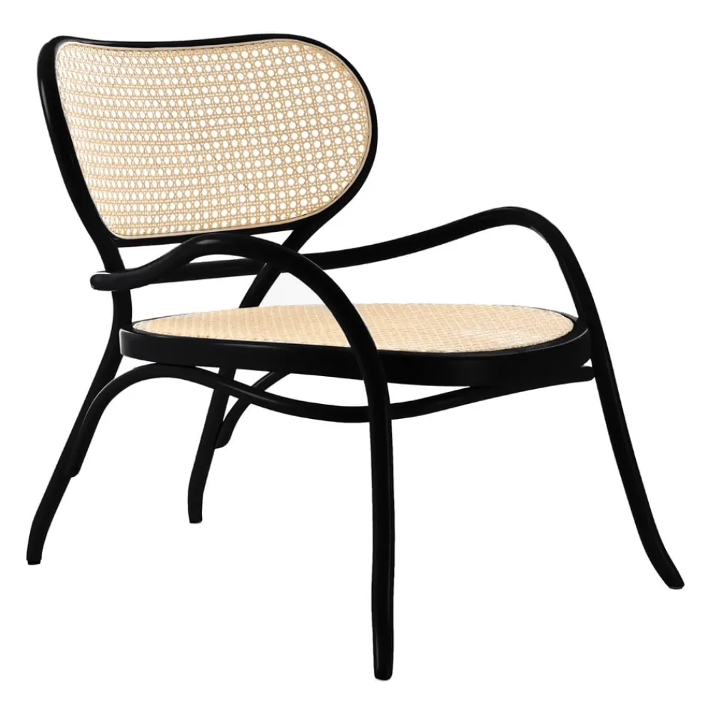 Gebrüder Thonet Vienna Sessel Lehnstuhl SCHICHTHOLZ / C01 Nero 9005 New