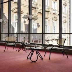 Gebrüder Thonet Vienna Sessel Lehnstuhl SCHICHTHOLZ / C01 Nero 9005 New