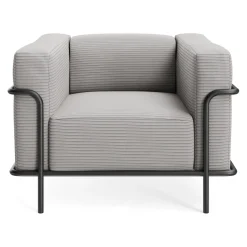 Johann Jakob Sessel Mandia Cord grey