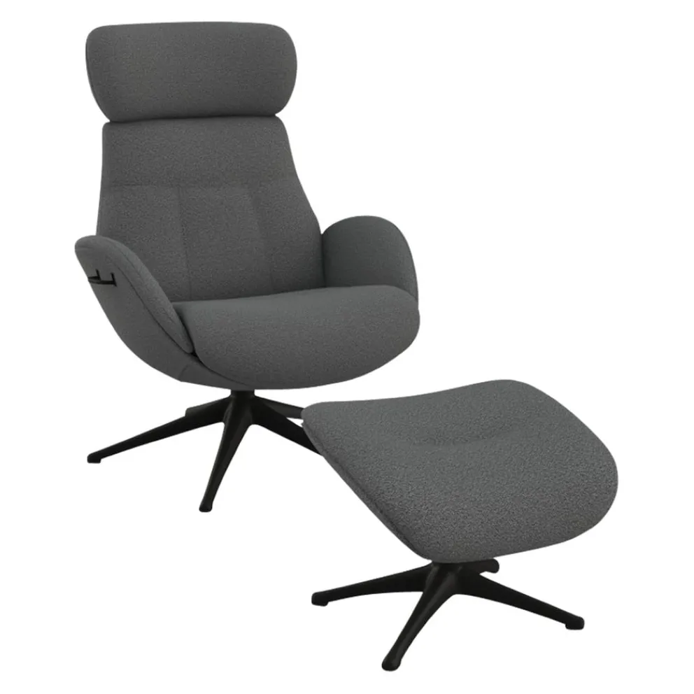 FLEXLUX Sessel Metro Elegant Bormio 1220 soft grey Sale