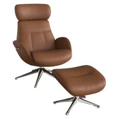 FLEXLUX Sessel Metro Elegant Omaha 0732 cognac brown Online