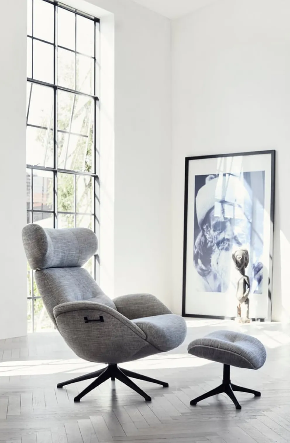 FLEXLUX Sessel Metro More grau Sale