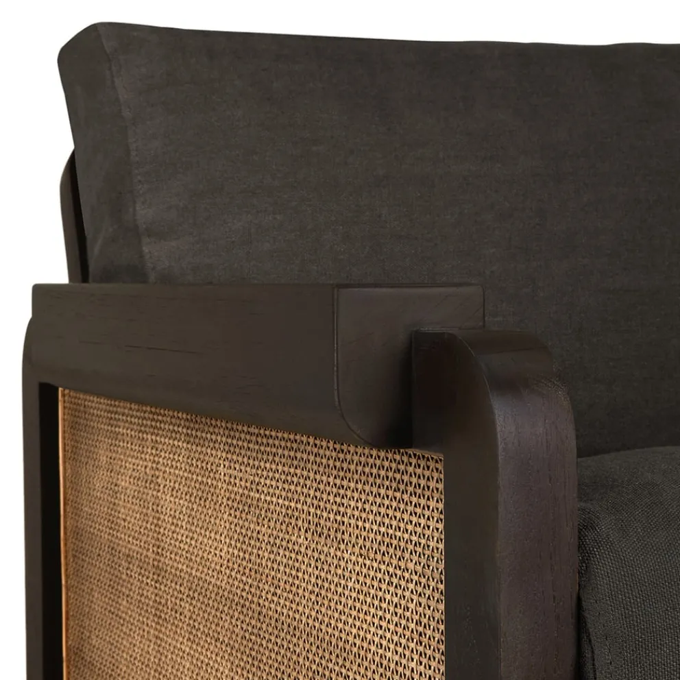Ethnicraft Sessel Panel dunkelbraun Best
