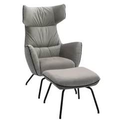 Pure Home Lifestyle Sessel Pure 9102 Mira Kat. 8, Velvet silver, Kat. 10, Classy Black Sale