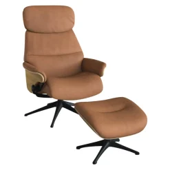 FLEXLUX Sessel Scandi Aarhus Nature 0720 Cognac Hot