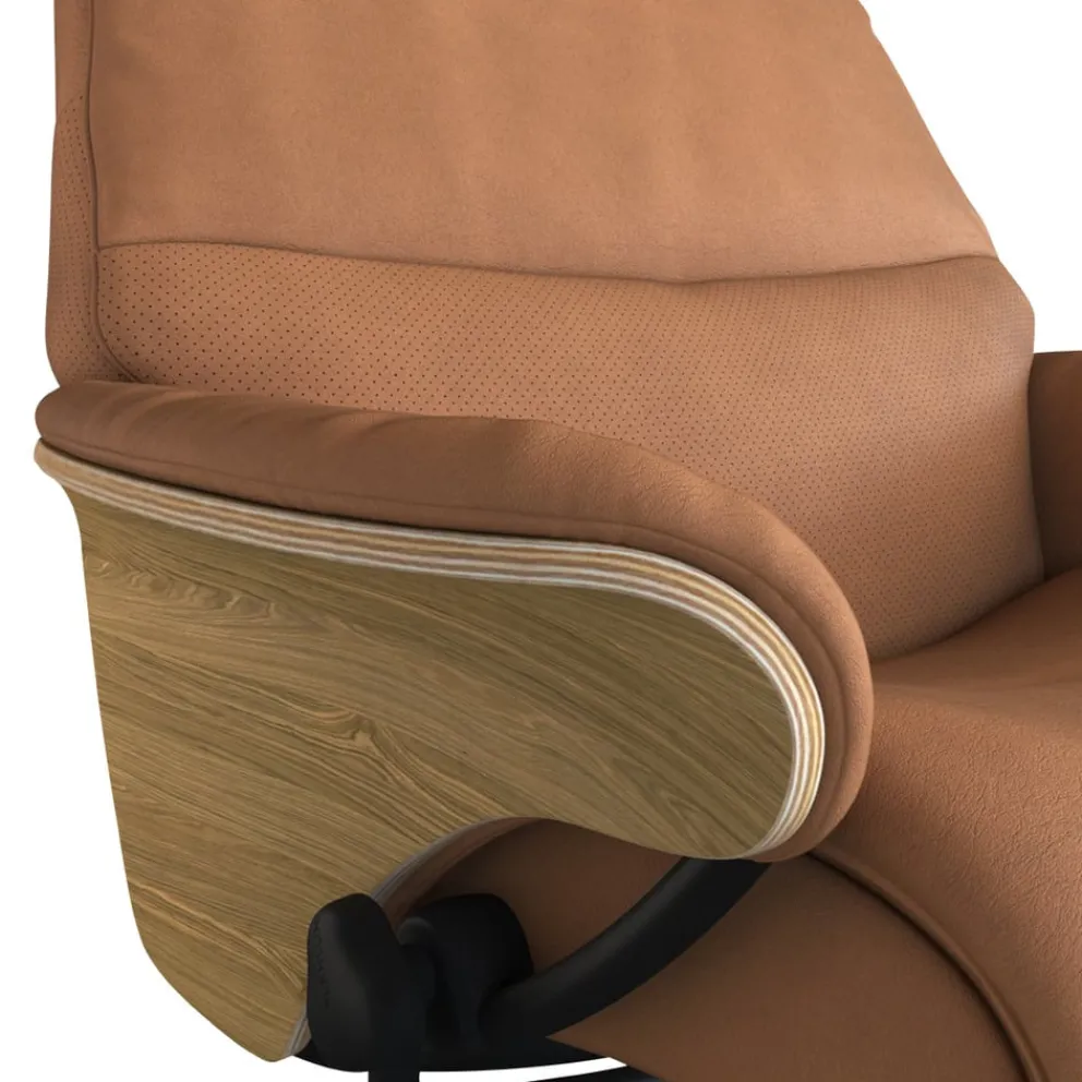 FLEXLUX Sessel Scandi Aarhus Nature 0720 Cognac Hot