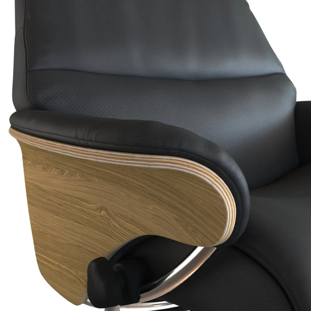 FLEXLUX Sessel Scandi Aarhus Omaha 0730 ink jet black