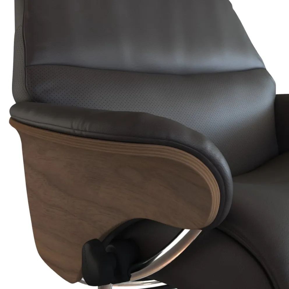 FLEXLUX Sessel Scandi Aarhus Savoy 0962 Dark Brown Ameretto New