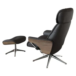 FLEXLUX Sessel Scandi Aarhus Savoy 0962 Dark Brown Ameretto New