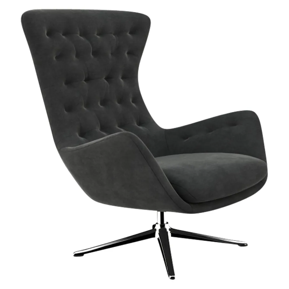 FLEXLUX Sessel Sini Kat. 2, Super Velvet 2376 Silver Grey Sale