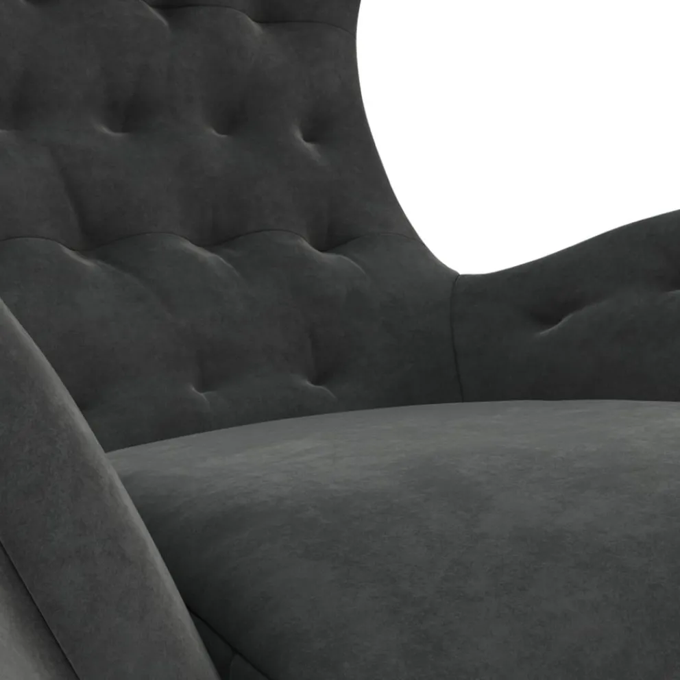 FLEXLUX Sessel Sini Kat. 2, Super Velvet 2376 Silver Grey Sale