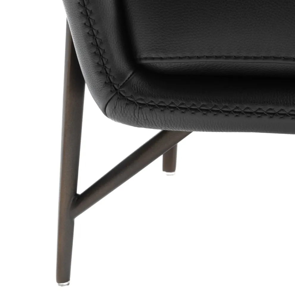 Calia Italia Sessel Venere schwarz
