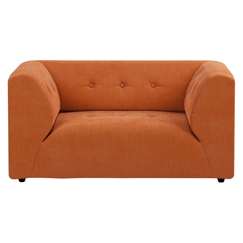 HKliving Sessel Vint rostrot Outlet