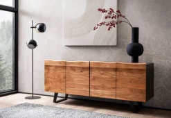 MID.YOU Sideboard Akazie hellbraun, umbragrau Discount