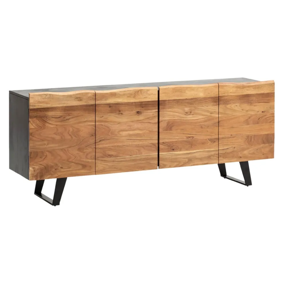 MID.YOU Sideboard Akazie hellbraun, umbragrau Discount