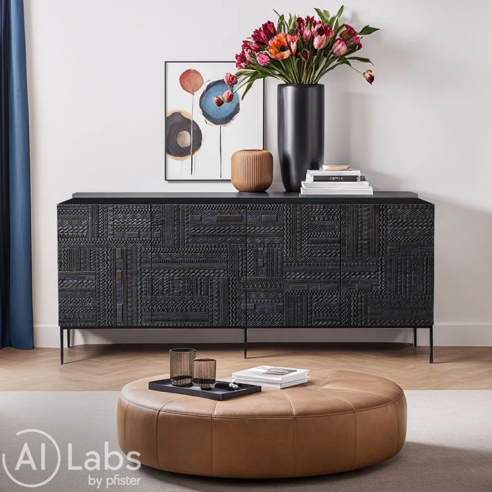 Ethnicraft Sideboard Ancestors schwarz Online