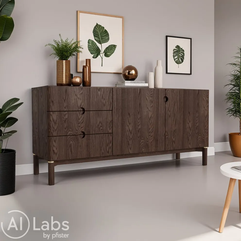 Lomoco Sideboard Arun nussbaumfarbig Online