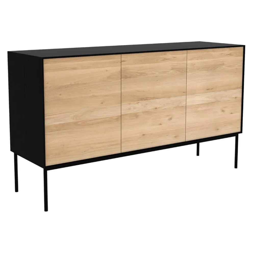 Ethnicraft Sideboard Blackbird eichefarbig, schwarz New