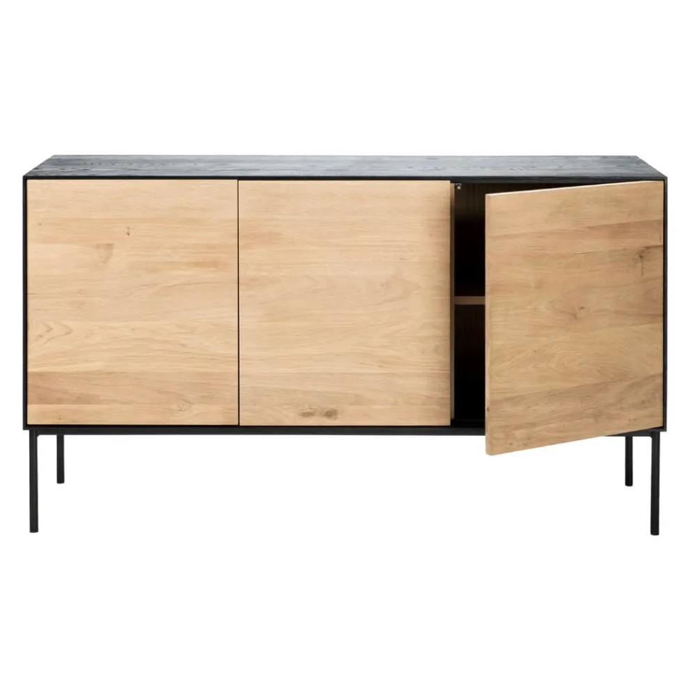 Ethnicraft Sideboard Blackbird eichefarbig, schwarz New