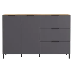 Xora Sideboard California-506 graphit, navarra-eiche-nb. Outlet