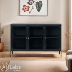 Lomoco Sideboard Carmel schwarz New