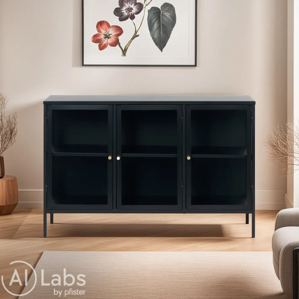 Lomoco Sideboard Carmel schwarz New