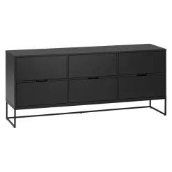 BYYU Sideboard Clipp 070 shadow black Outlet