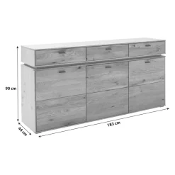 MID.YOU Sideboard Como eichefarbig Clearance