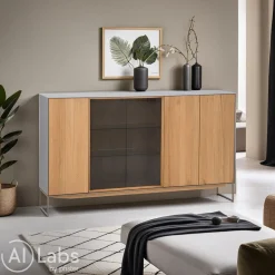 TEAM 7 Sideboard Cubus Pure eichefarbig Outlet