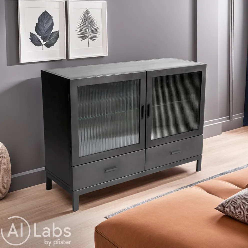 Muubs Sideboard Dallas schwarz New