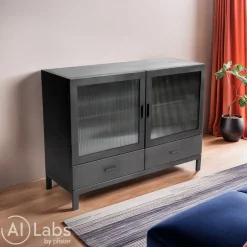Muubs Sideboard Dallas schwarz New