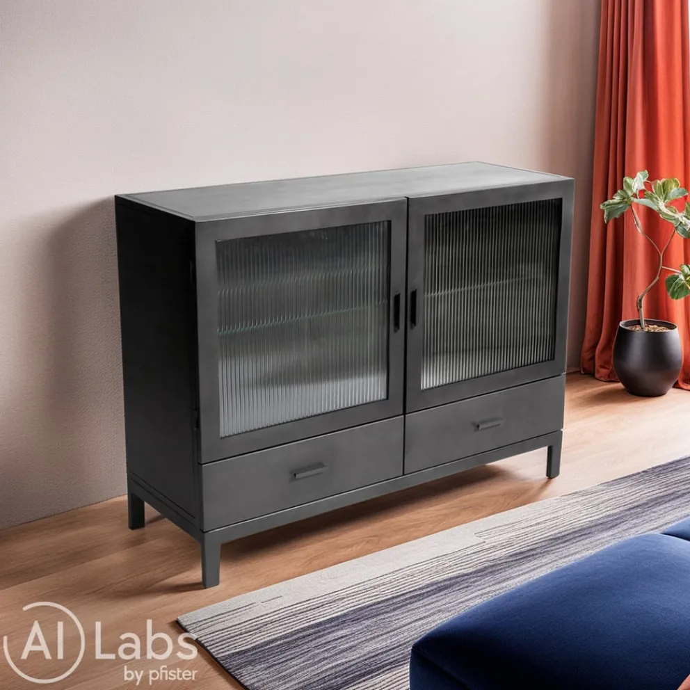 Muubs Sideboard Dallas schwarz New